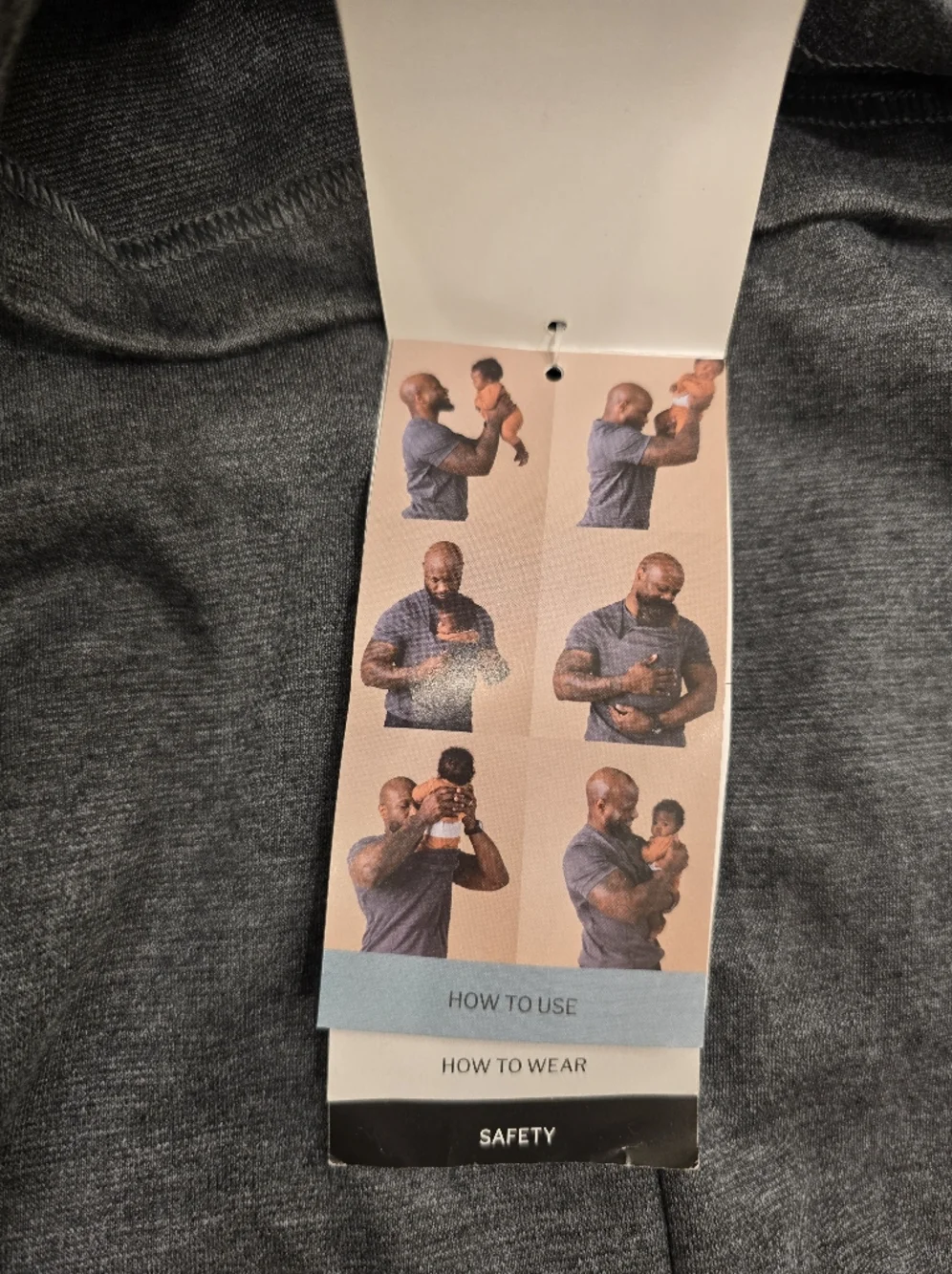 Lalabu Dad Shirt 2XL Heather Gray NWT - Picture 10 of 12